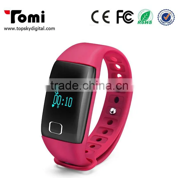 Smart Wristband Heart Rate Monitor Smart Bracelet Bluetooth Pedometer for Smart Phone Long Stand by photo-3