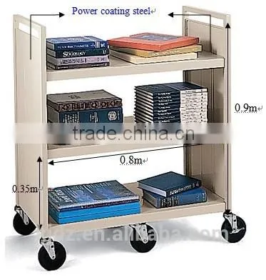 Library Book Trolley Book Cart Book Truck photo-3