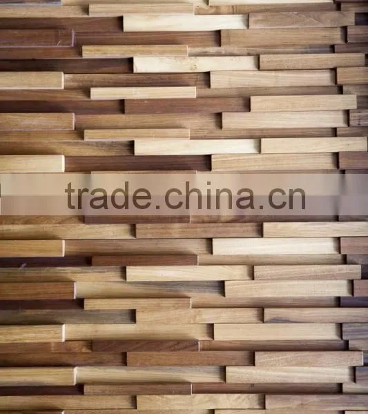 Teek Baroque Style Decorative 3D Wood Wall Panel photo-4