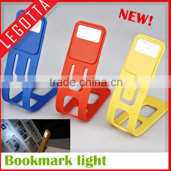 New Products Unique Creative Folding PVC Portable Bookmark Light in Stock photo-3