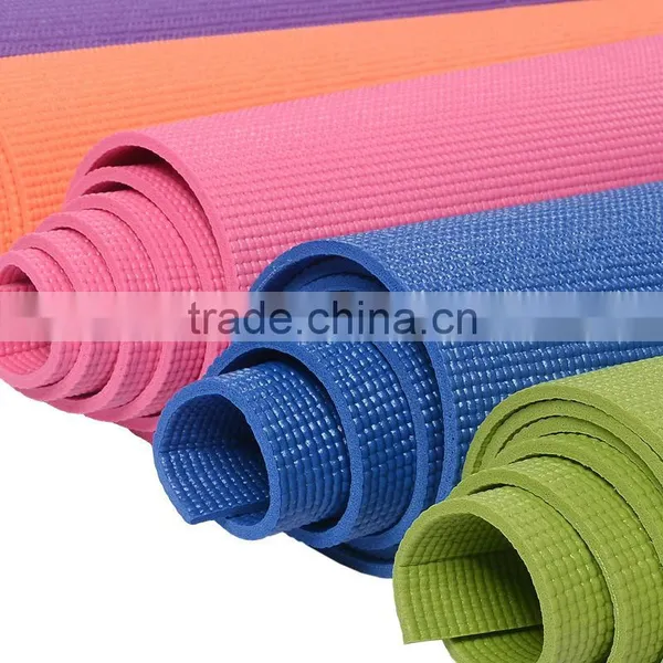 Custom Professional Pilates Eco Yoga Mat/Anti-slip Rubber PVC Yoga Mat photo-4
