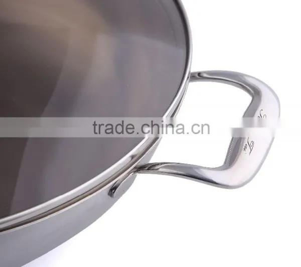 Hign Quality Titanium Wok With Royal Appearance and Various Sizes Titanium Cookware Non Stick Wok photo-6