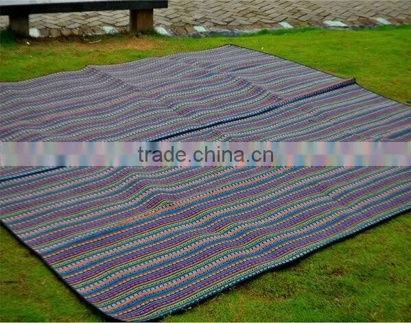 Stripe Lawn Cushion Insulation Outdoor Blanket photo-4