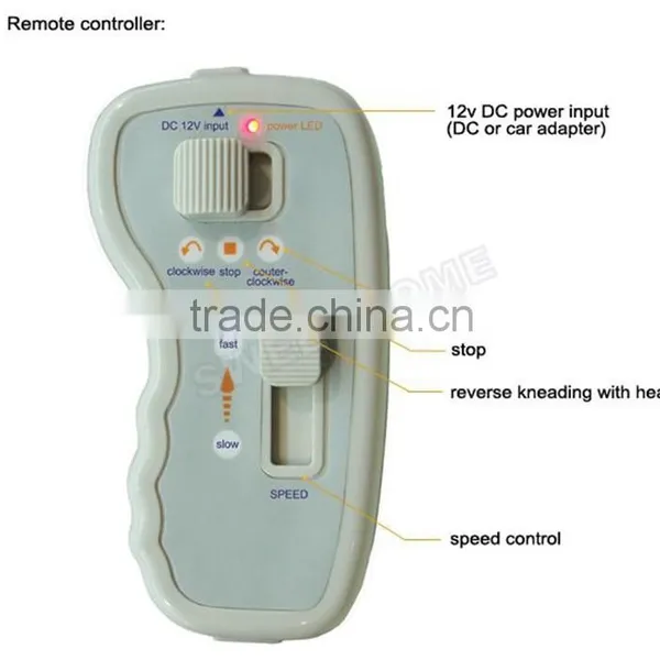 Electric Thermal Car and Home Shiatsu Massage Pillow photo-2