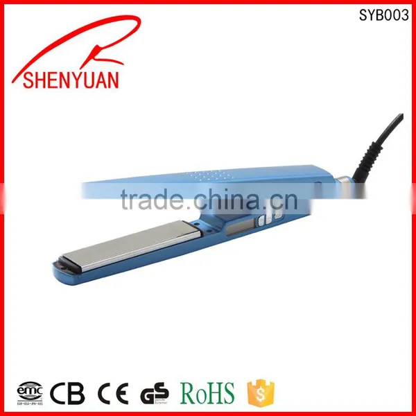 China Supplier OEM Promotional Gifts Salon Pro Hair Straightener Ceramic Coating Plate Hair Accessories Tools photo-2