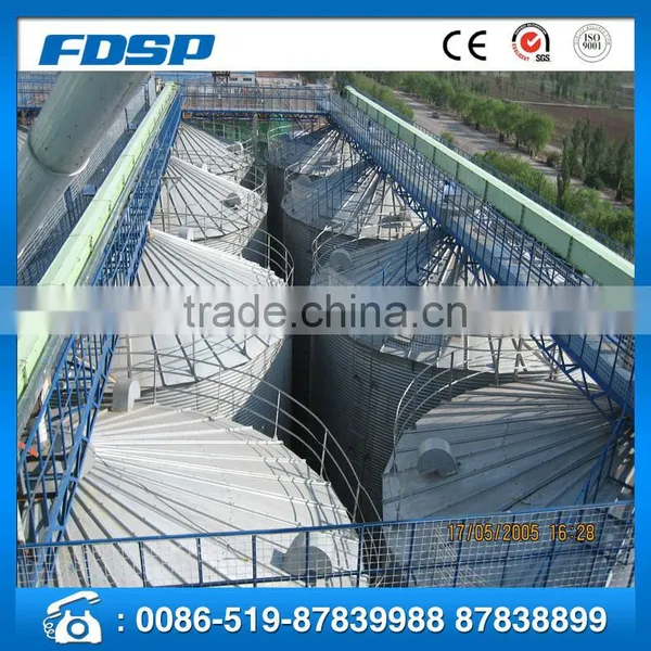 CNC Processed Corn Storage Silo Grain Steel Silo With Ventilation System photo-2