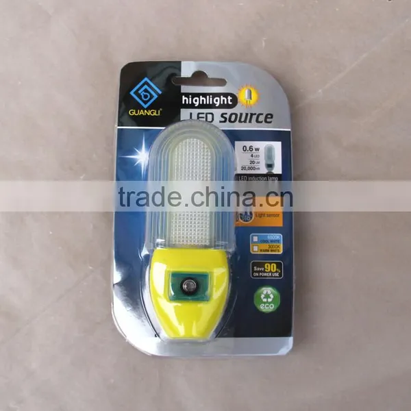 Wholesale Hot Sell Anywhere Human Body Motion Sensor Induction LED Light In Night With British Three Plug photo-2