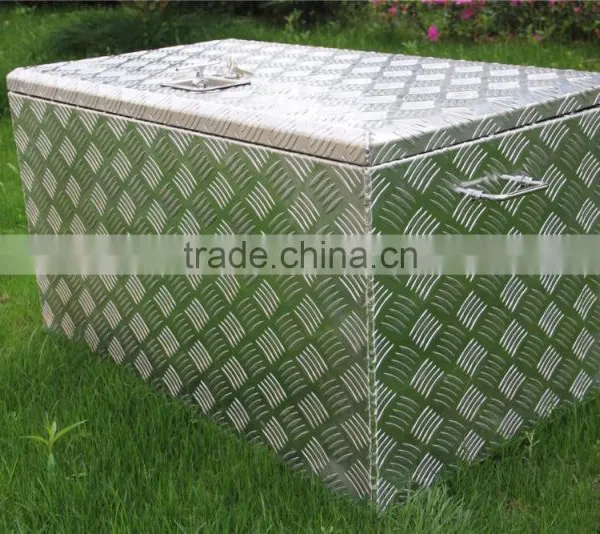 Top 1 High Quality 2.5mm Aluminium Check Plate Small Rectangle Tool Box photo-2