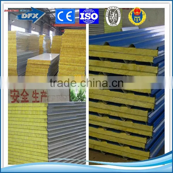 Color Steel Glass Fiber Insulated Sandwich Panel photo-2
