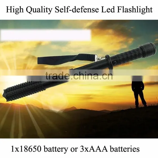 High Quality Led Flashlight Self-defense Led Torch Flashlight Zoom Tactical Flashlight photo-2