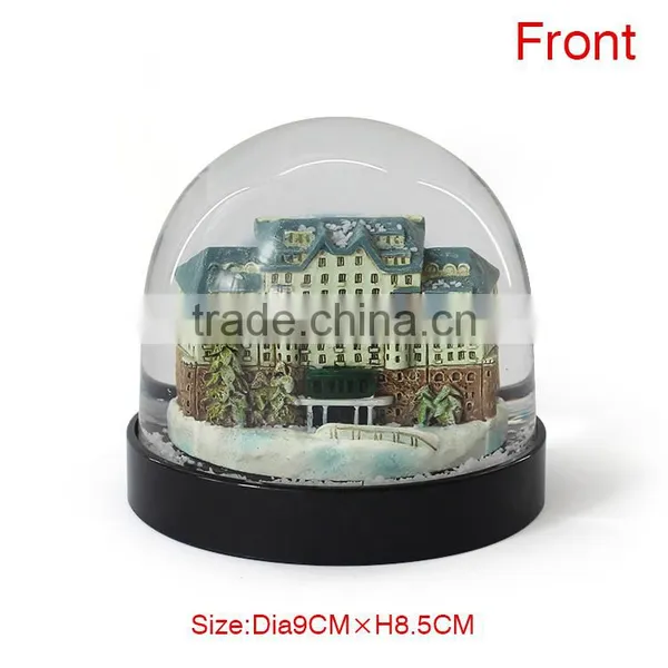 Acrylic Material Decorate Building Snow Globe photo-3