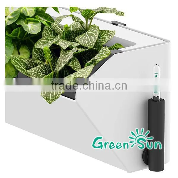 Indoor Garden Hydroponics Green Wall Container Plastic Decorative Hanging Plant Pot photo-2