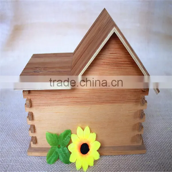 Unfinished Conjoined Kids Pine Wood Cutting Toys House Shape Wood Toys for Sale photo-4