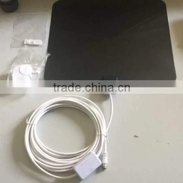 2015 Latest New High Quality High Gain 50 Miles Range Digital Indoor Antenna With Amplifier photo-3