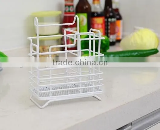 Small Order Stand Square Metal Chopsticks Holder photo-3