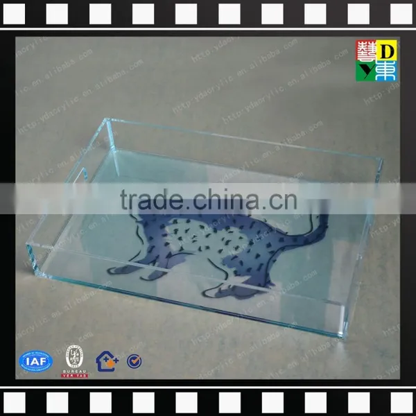 Customzied Acrylic Food Serving Plate Nice Acrylic Serving Tray From China Manufacturer photo-2