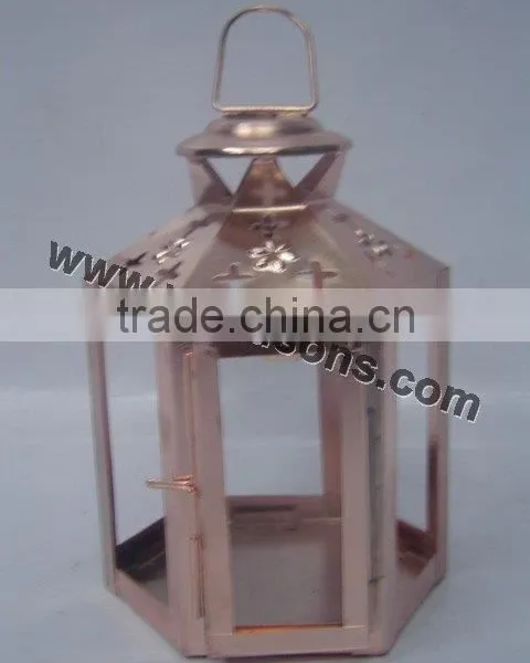 Metal Top Antique Little House Decorative Garden Lantern photo-2