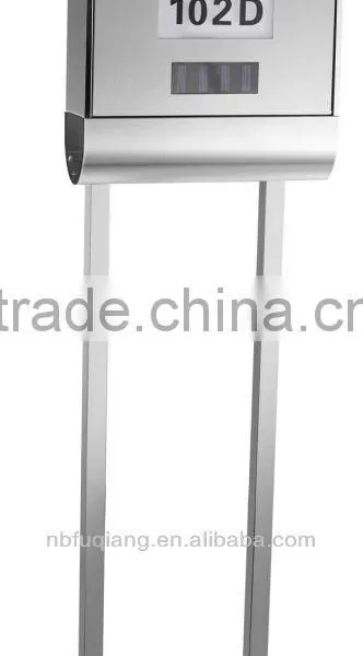 FQ-125 Modern Wall Mounted Stainless Steel House Numbers Mailbox Cast Aluminum Letterbox photo-2