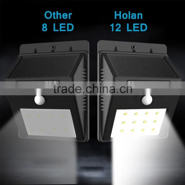 12LED Outdoor Wireless Solar Energy Powered Motion Sensor Solar Garden Light photo-6