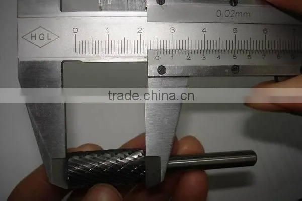Double Cut Cylinder Shaped With Endcut Tungsten Carbide Rotary Burrs photo-2