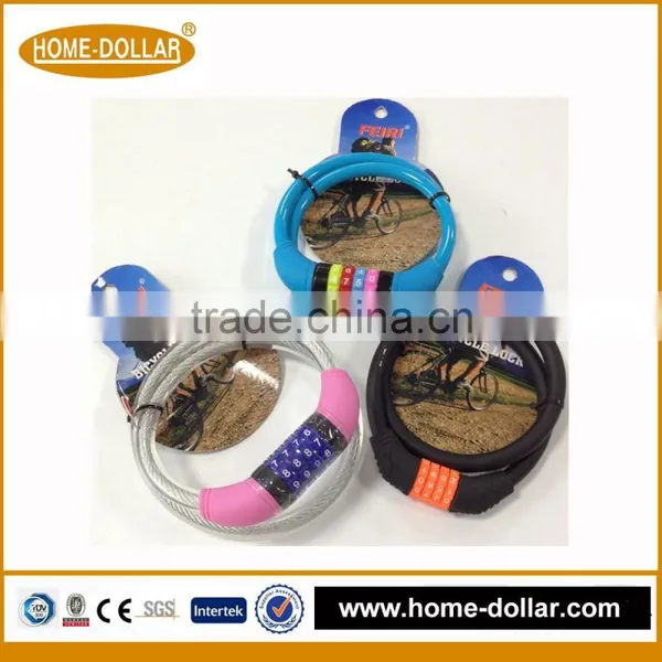 Silicone Material Eco-friendly Combination 5-digit Password Steering Lock Motorcycle photo-4