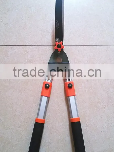 Aluminum Long Handle Rubber Grip Telescopic Hedge Shears photo-2