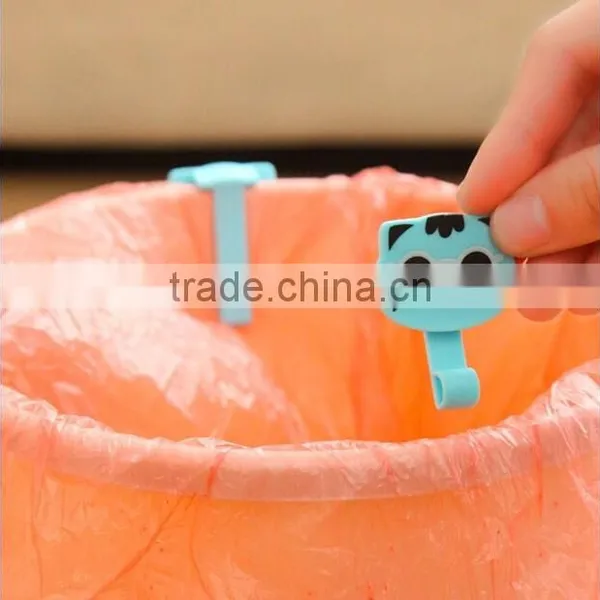 Diy Animal Shape Outdoor Trash Can Plastic Clips photo-2
