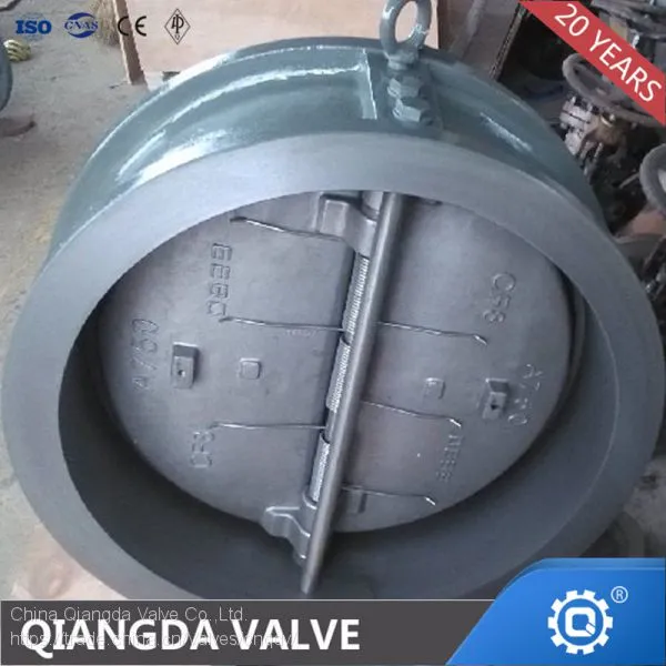 API594 Двухлопастной вентиль обратный типа «вафельный» WCB CF3M photo-2
