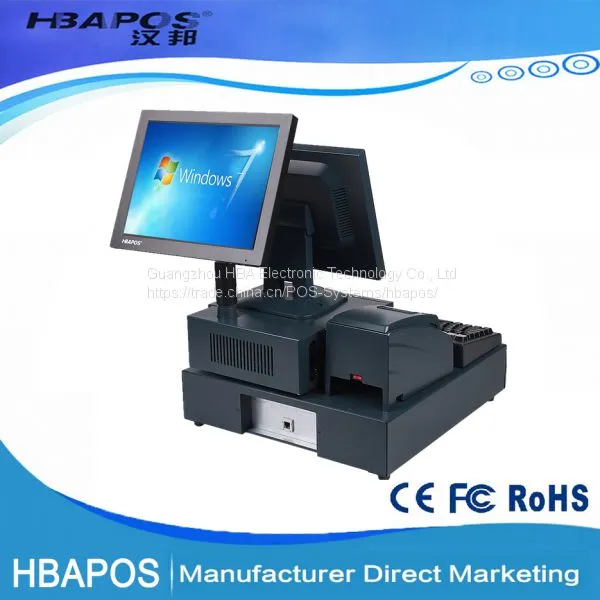 HBA-GL200 Pos System All in One /pos Machine All in One /pos Equipment All in One/cash System All in One photo-2