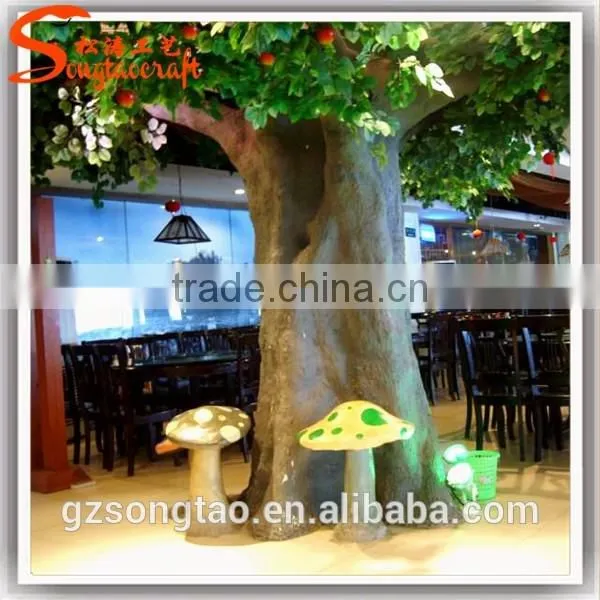 Factory Sale Artificial Banyan Tree of Ficus Tree With Green Ficus Leaf Tree Artificial Plants of Leaves photo-2