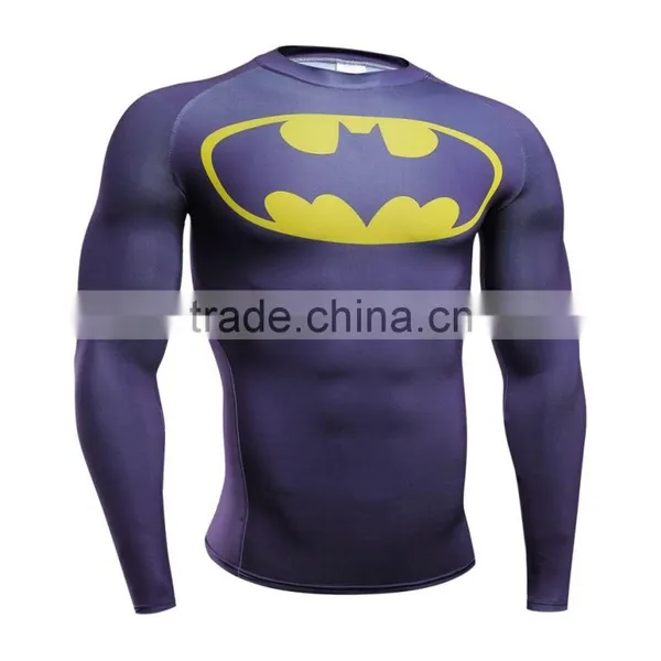OEM Service Men Sportswear Gym Tight Fitness Jogging High Quality 2017 Mens t Shirts photo-3