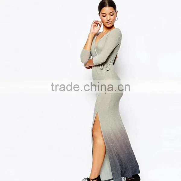 2017 Spring Sexy Maxi Dress Women Long Tie Dye Dress For Women HSD9991 photo-2