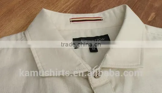 2016 Men's Long Sleeve Dress Shirt , Linen Shirts photo-3