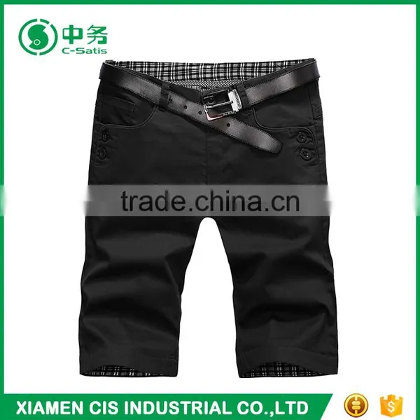 New Fashion Summer 100% Cotton Bermuda Shorts for Men photo-4