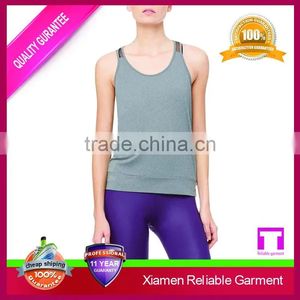 Woman's High Quality Singlet Workout Clothing Fitness Singlets photo-2