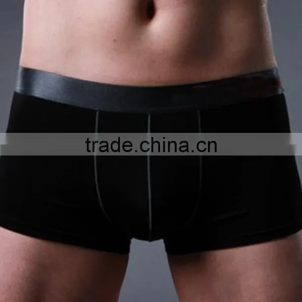 Hot Sale 93% Cotton and 3% Spandex 4 Colors For Choice Men's Cotton Boxer Shorts Underwear photo-4