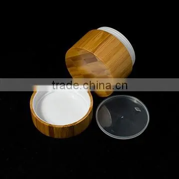 New Empty Bamboo Cosmetic Cream Jar photo-3