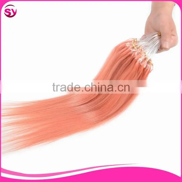 Hot Sale Brazilian Straight Micro Ring Hair Invisible Nano Ring Hair Extensions photo-5