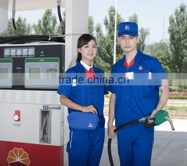 100% Polyester Anti-static Overalls Used Oil Station photo-6