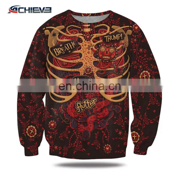 Sublimation All Over Print Coats Fashion Winter Vetement Women Sweaters