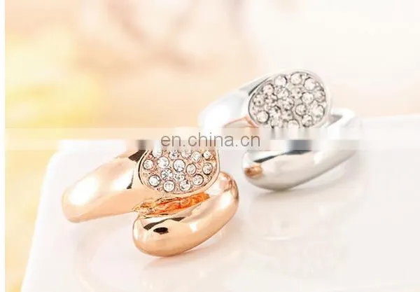 2017 New Arrival Luxury Wedding Rings Jewelry Geometry Shape CZ Ring Feminino Bijoux photo-5