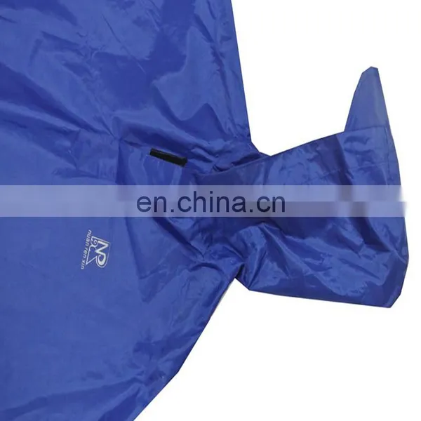 100% Waterproof Pvc Blue Customized Poncho photo-6