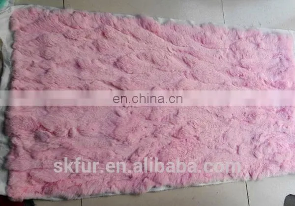 Factory Direct Supply Rex Rabbit Fur Plate With Low Price photo-2