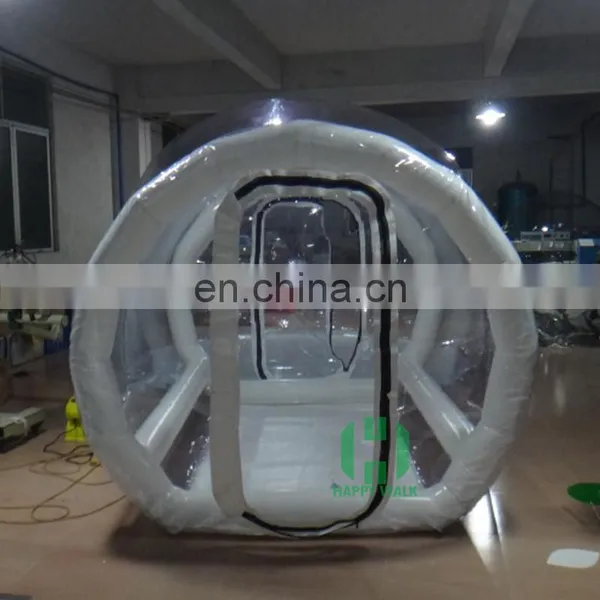 Top Quality PVC Material Inflatable Transparent Lodge Tent for Event Bubble Tent for Event,romantic Clear Multi-room Tent photo-3