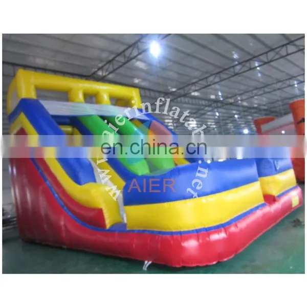 Double Lanes Dry Slides/inflatable Slide Game photo-2