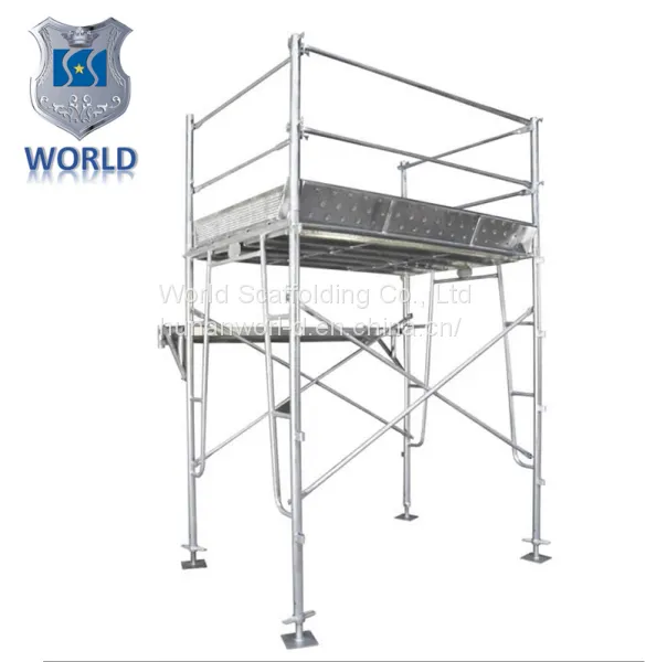 Safety and Stability Pre-galvanized Highly Quality Frame Scaffolding for Constrution