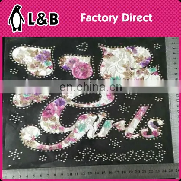 Popular Alphabet Butterfly Hot Fix Motif With Rhinestone For Garment photo-5