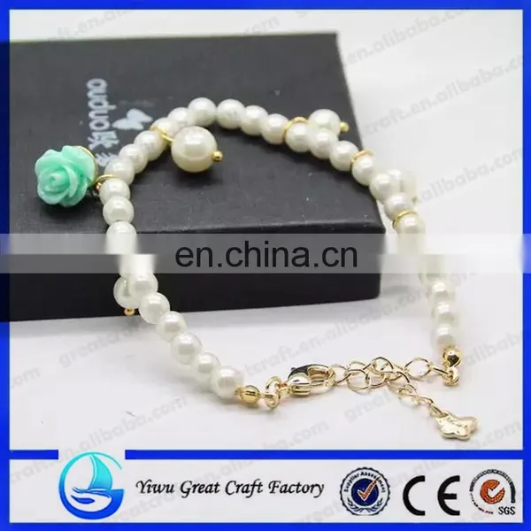 Pearl Hand Chain Bracelet Plastic Pendants Chain photo-6
