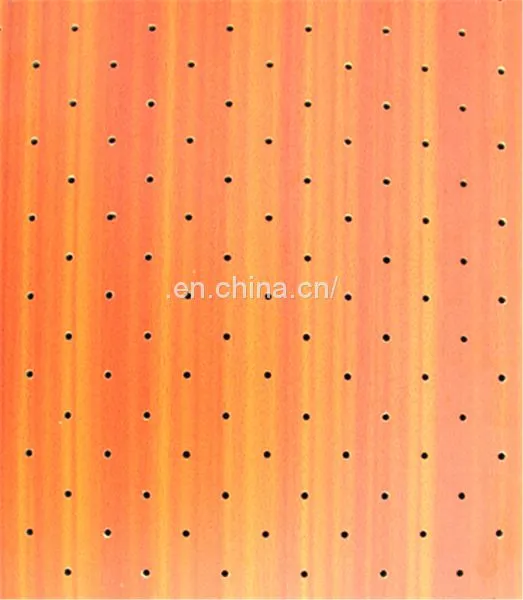 MDF Board Sound Proofing Material Perforated Wooden Timber Acoustic Wall Panels photo-4