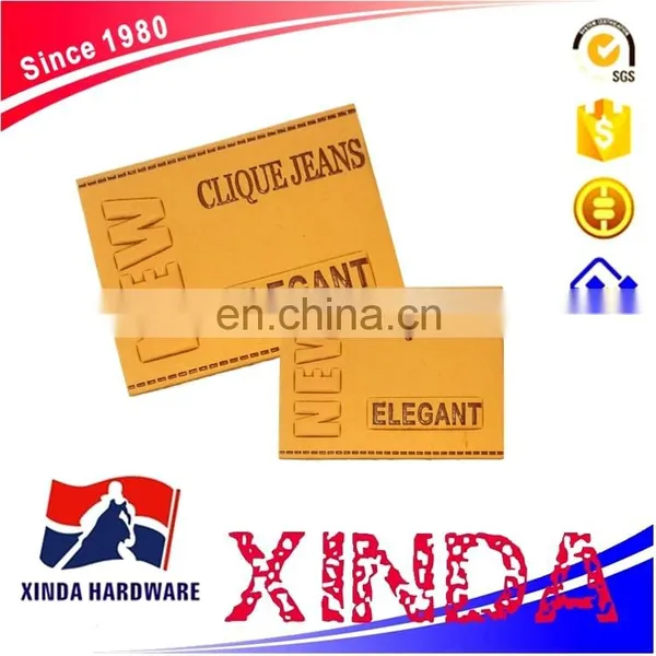 Custom Logo Leather Label,embossed Leather Label,leather Jacket Patches photo-2